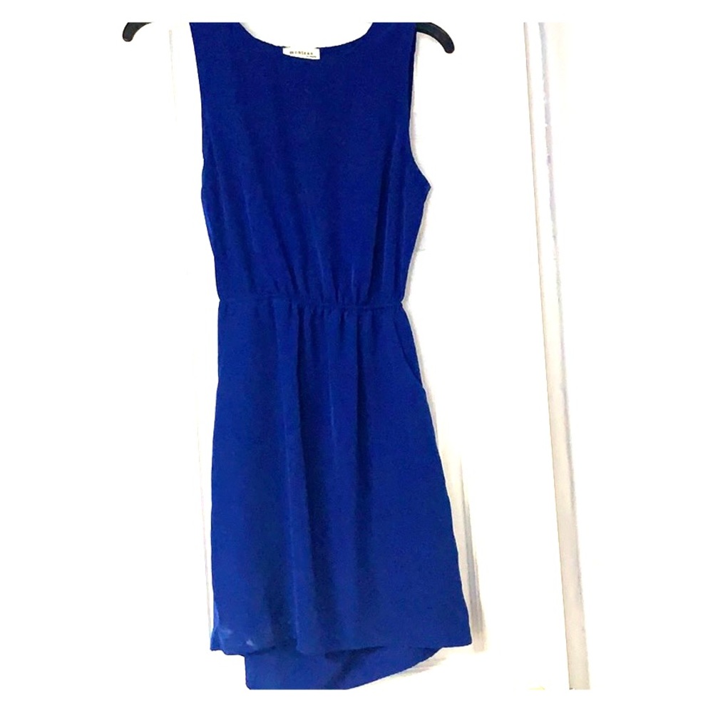 Royal Blue Open Back Dress